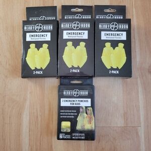 Yellow‎ Emergency Waterproof Ponchos